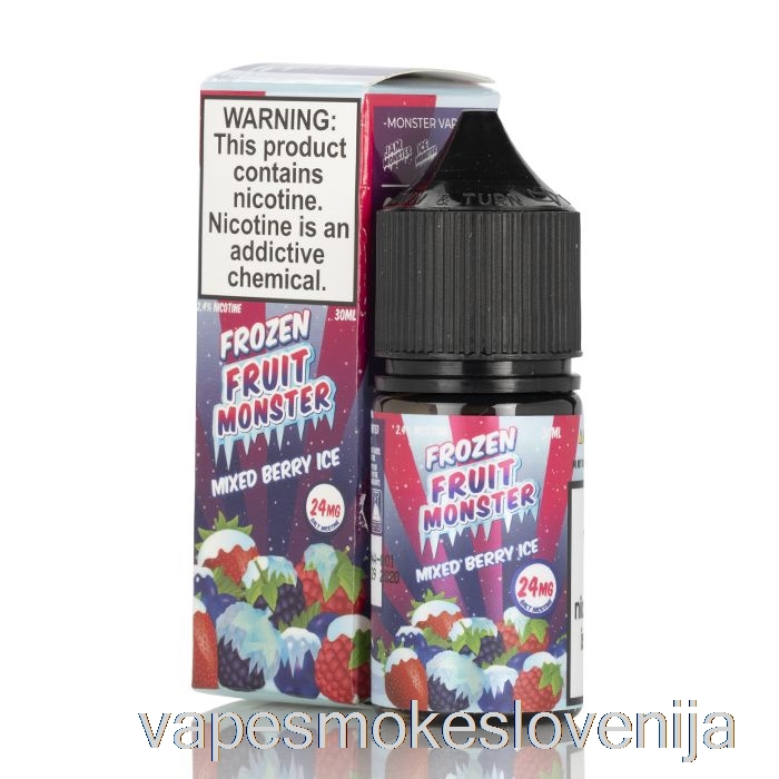 Vape Za Enkratno Uporabo Ledena Mešanica Jagodičja - Zamrznjeno Sadje Pošastne Soli - 30 Ml 48 Mg